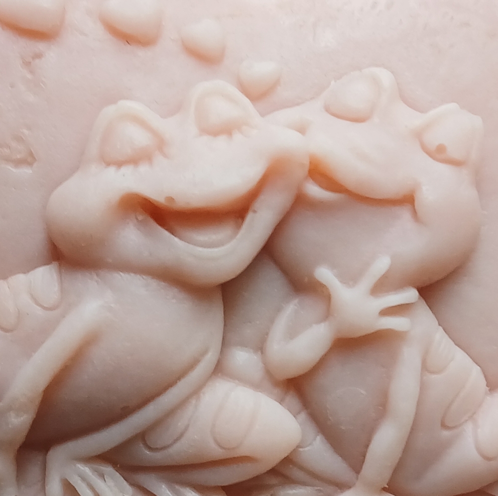Heart-Shaped Frog Soap